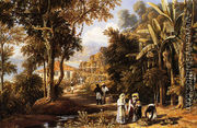 Garden Scene On The Broganza Shore, Rio De Janeiro - William Havell
