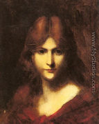 A Red-haired Beauty - Jean-Jacques Henner
