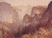 Encampment Surrounded by Mountains - Thomas Hill