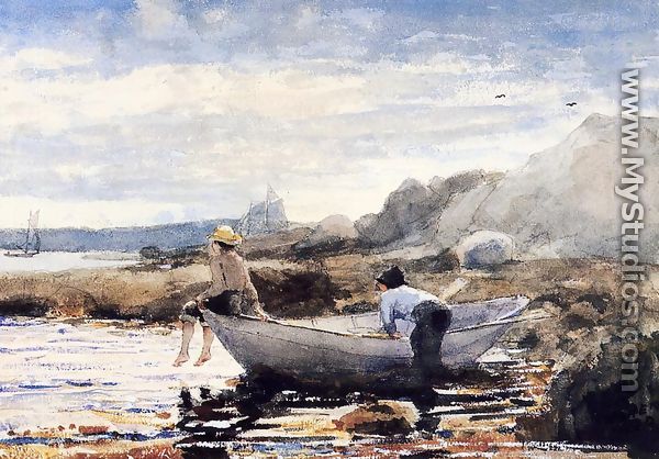Boys in a Dory - Winslow Homer