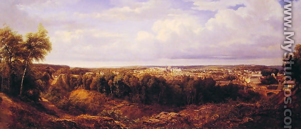 View of the City of Lyon - Edouard Jean Marie Hostein