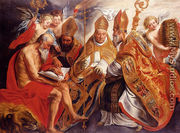 The Four Fathers Of The Latin Church - Jacob Jordaens