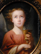 An Angel Holding a Chalice [detail #1] - Charles Zacharie Landelle
