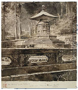 The Tomb of Iyeyasu Tokugawa - John La Farge