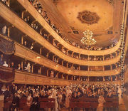 Auditorium in the Old Burgtheater, Vienna - Gustav Klimt