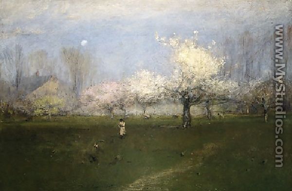 Spring Blossoms, Montclair, New Jersey - George Inness