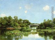 South End of Wooded Island (or View of Transportation Terrace) - Hugh Bolton Jones