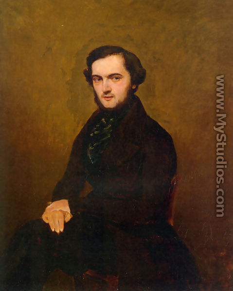 Portrait of a Gentleman - Jean-Baptiste-Camille Corot