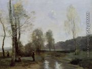 Canal in Picardi - Jean-Baptiste-Camille Corot