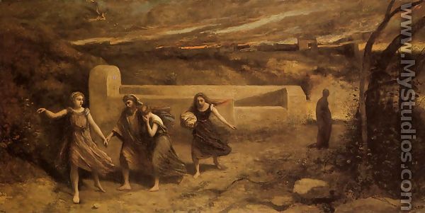The Destruction of Sodom - Jean-Baptiste-Camille Corot