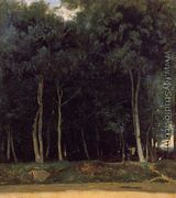 Fontainebleau, the Bas-Breau Road - Jean-Baptiste-Camille Corot