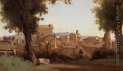 Rome - View from the Farnese Gardens, Morning - Jean-Baptiste-Camille Corot