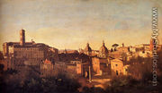 Forum Viewed From The Farnese Gardens - Jean-Baptiste-Camille Corot