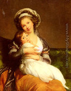 Madame Vigee-Lebrun et sa fille, Jeanne-Lucie-Louise (Mrs Vigee-Lebrun and her daughter, Jeanne-Lucie-Louise) - Elisabeth Vigee-Lebrun