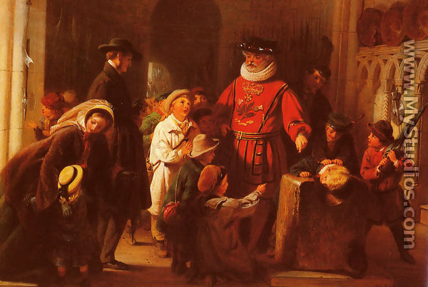 Children at the Tower - Henry Nelson O