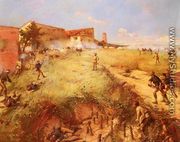 The Battle Of San Juan Hill, Cuba, 1898 - Ernest Jean Delahaye