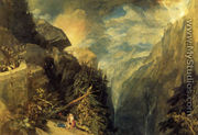 The Battle of Fort Rock, Val d'Aoste, Piedmont - Joseph Mallord William Turner
