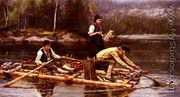Fischfang Am Flusse (Catching Fish On A River) - Jahn Ekenaes