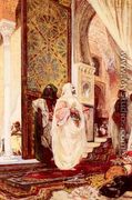 Entering The Harem - Georges Jules Victor Clairin