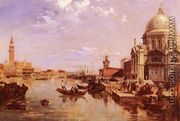 A View of the San Giorgio Church and the Grand Canal - Edward Pritchett