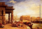Looking To St Mark's Square From The Dogana - Edward Pritchett