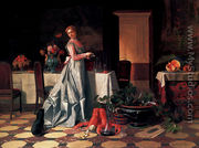Preparing The Banquet - David Emil Joseph de Noter