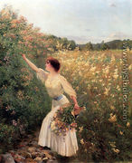 Picking Flowers - Pierre Andre Brouillet