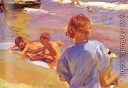 Ninos en la playa (Valencia) (Children on the Beach (Valencia)) - Joaquin Sorolla y Bastida