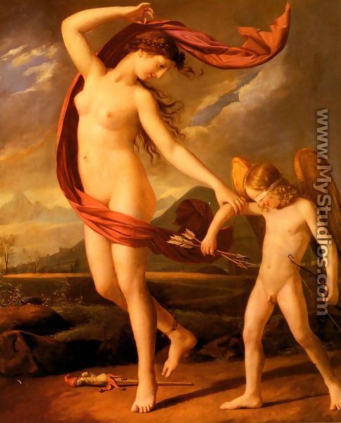 Psyche Et Cupidon (Psyche And Cupid) - Joseph Berger