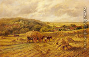 Harvest Time, Lambourne, Berks - Henry Hillier Parker