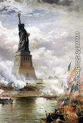 Unveiling the Statue of Liberty - Edward Moran