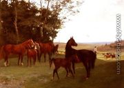 Chevaux Dans La Campagne (Horses in the Countryside) - Paul Tavernier