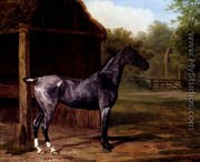 lord Rivers' Roan mare In A Landscape - Jacques Laurent Agasse