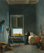 The Artist in His Room at the Villa Medici, Rome - Léon Cogniet