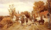 The Approaching Cavalry - Alfred Ritter von Malheim Friedlander