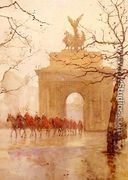 Hyde Park Corner, With Household Cavalry - Rose Barton