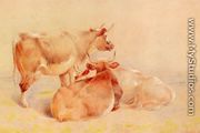 Cattle Resting (2 of 2) - William Huggins