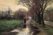 Meridian Street, Thawing Weather - Theodore Clement Steele