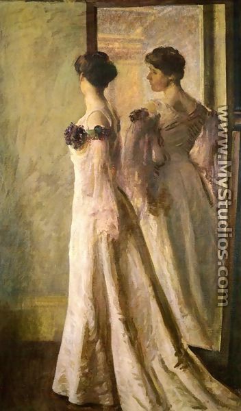 The Heliotrope Gown - Joseph Rodefer DeCamp