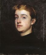 Portrait Sketch Of Eleanor Hardy Bunker - Dennis Miller Bunker