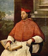 Portrait of Antonio Cardinal Pallavicini - Sebastiano Del Piombo (Luciani)