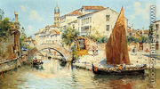 Venetian Canal Scene - Pic 2 - Antonio Maria de Reyna
