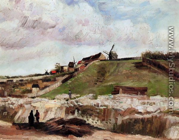 Montmartre: the Quarry and Windmills - Vincent Van Gogh