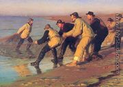 Pescadores en la playa - Peder Severin Krøyer