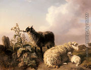 Les Moutons - Edmond Jean Baptiste Tschaggeny