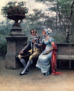 A Lovers' Quarrel - August Wilhelm Nikolaus Hagborg