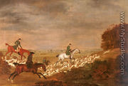 Going To Cover; Sir William Jolliffe With His Hounds Riding Toward A Covert - James Seymour