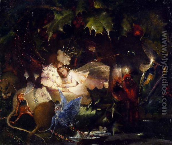 The Fairy Bower - John Anster Fitzgerald