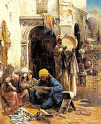 An Arab Bazaar - Eugene Pavy