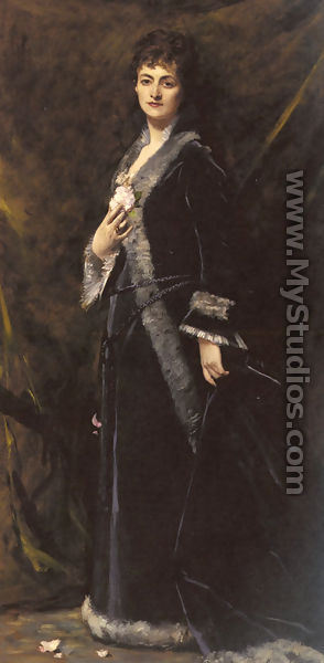 A Portrait of Helena Modjeska Chlapowski - Carolus (Charles Auguste Emile) Duran